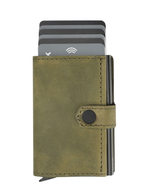 Logo trade promotional merchandise photo of: RFID wallet - Hunter Leather 2109284
