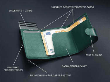 Logo trade business gift photo of: RFID wallet 618131