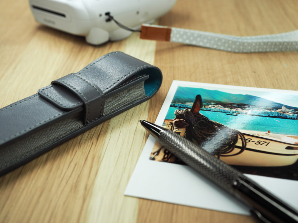 Logo trade promotional giveaways image of: Pen case 1221119