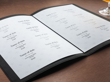 Logo trade advertising products image of: Menu cover Ambiente 1178265