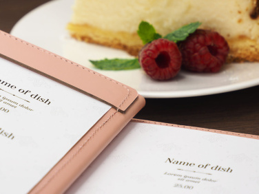 Logo trade promotional gifts image of: Menu cover 1087281