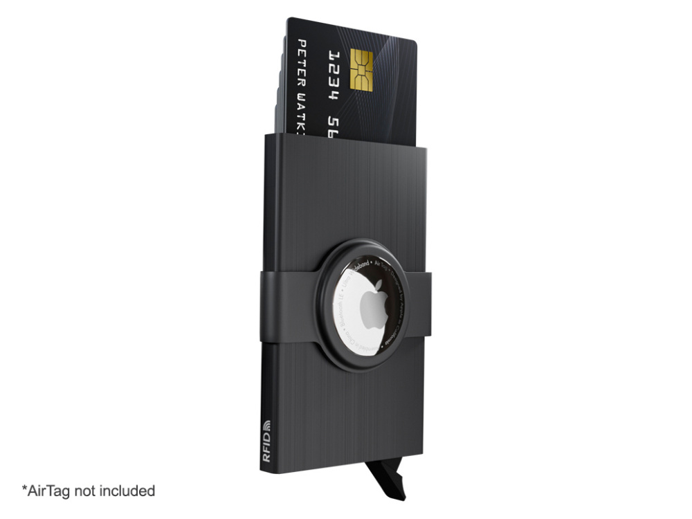 Logo trade corporate gift photo of: RFID credit card case with holder for AirTag 2163155