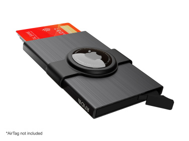 Logo trade promotional merchandise photo of: RFID credit card case with holder for AirTag 2163155