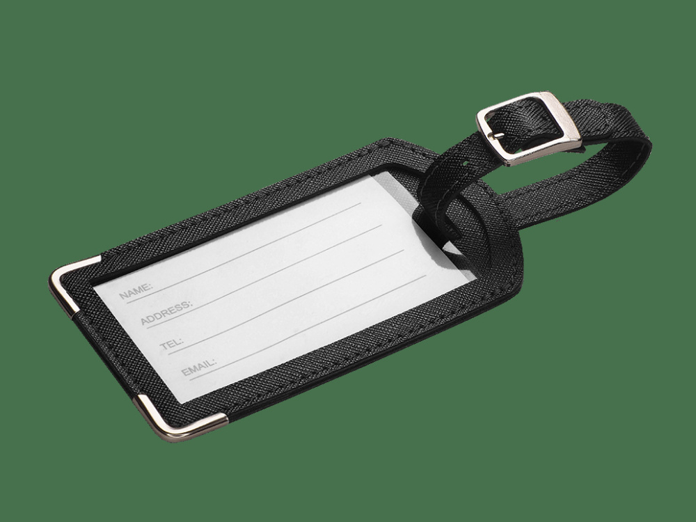 Logo trade corporate gift photo of: Luggage tag 1821113