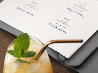 Logo trade corporate gifts image of: Menu cover 1788094