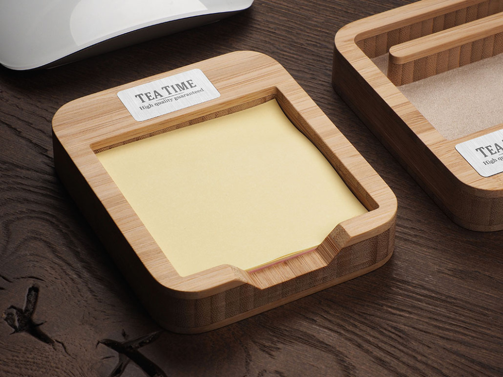 Logotrade business gifts photo of: Wooden memo card box 1832292