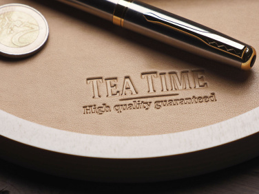 Logo trade promotional giveaways image of: Wooden organiser 1843121