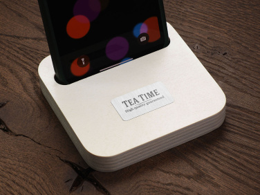 Logo trade promotional products picture of: Wooden telephone stand 1848121