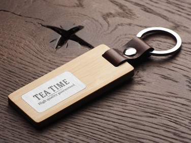 Logotrade advertising products photo of: Wooden keyring 1853292