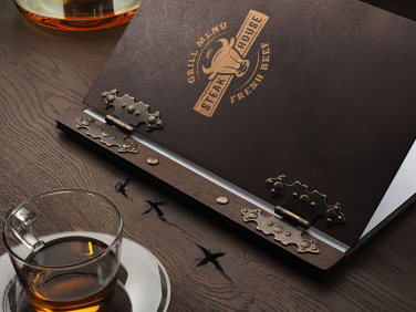Logo trade promotional giveaways picture of: Menu cover 1862121