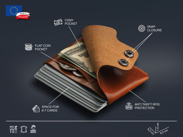 Logo trade promotional merchandise image of: Wallet 384141
