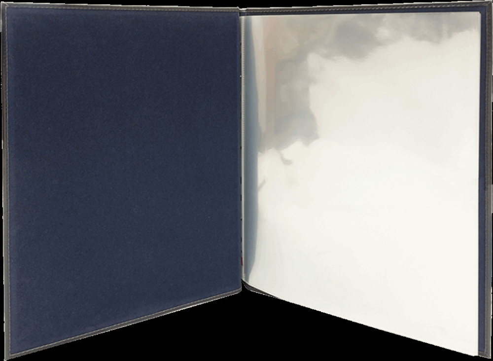 Logo trade corporate gifts image of: Menu cover 412019