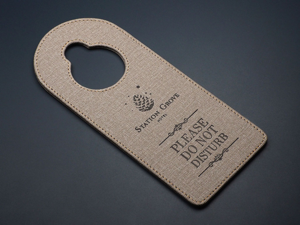 Logo trade promotional merchandise photo of: DND door sign 1111321