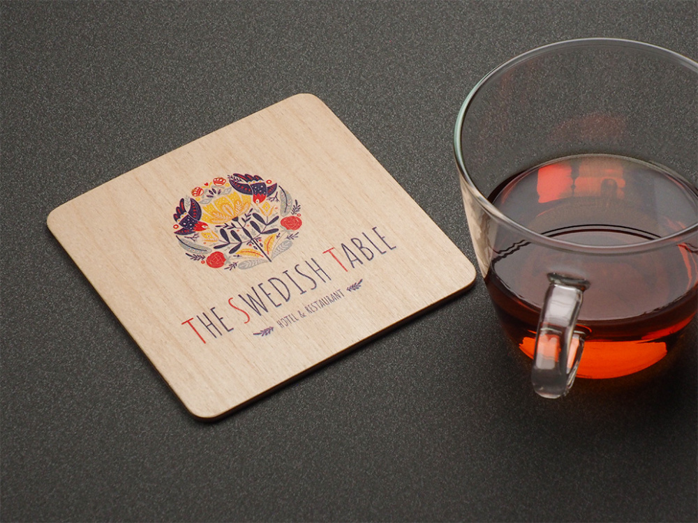 Logo trade business gifts image of: Coaster 1857121