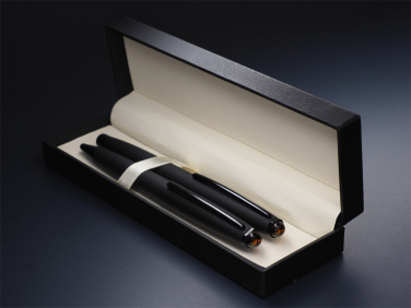Logo trade promotional product photo of: Amber Pen set  1235036