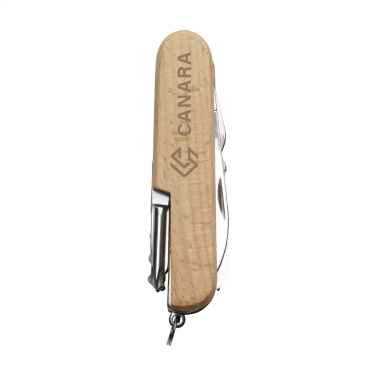 Logotrade promotional giveaway image of: Beechwood Pocket knife