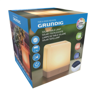 Logo trade corporate gifts picture of: Grundig Lumo Solar Table Lamp
