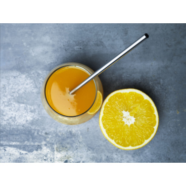 Logo trade promotional products picture of: Reusable 1 piece ECO Straw Set stainless-steel straw