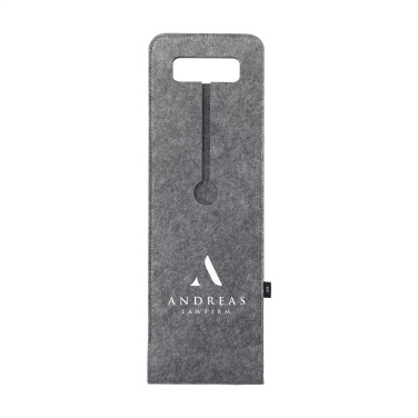 Logo trade promotional gift photo of: Wine Bag-to-Give GRS RPET