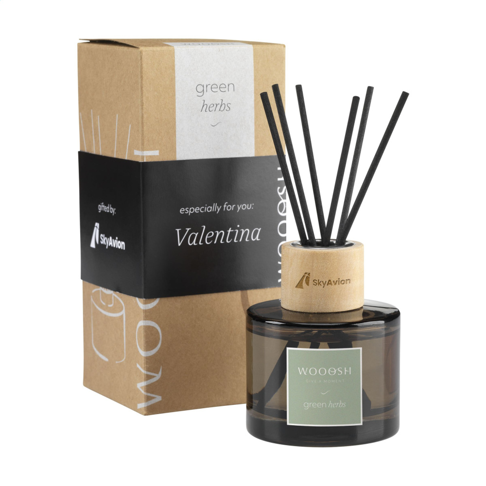 Logo trade promotional merchandise picture of: Wooosh Fragrance Sticks Green Herbs