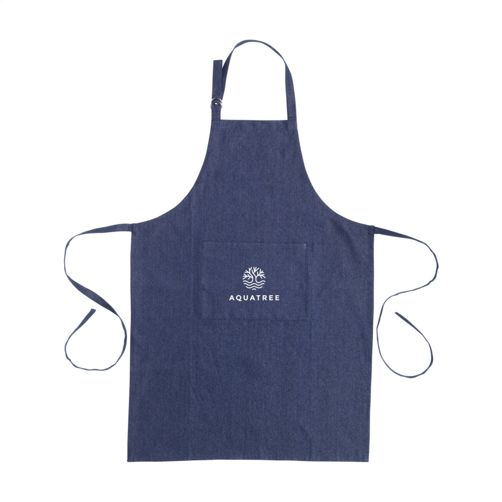 Logotrade corporate gifts photo of: Apron GRS Recycled Denim (220 g/m²)