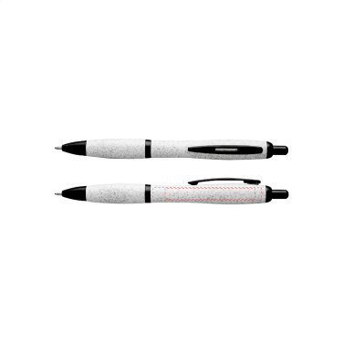 Logo trade promotional merchandise picture of: Athos Wheat-Cycled Pen wheat straw pen