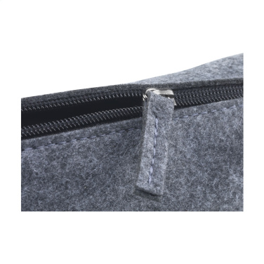 Logo trade business gifts image of: Pencil Case GRS RPET Felt