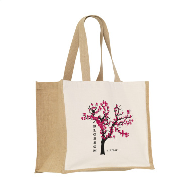 Logotrade promotional giveaway image of: Jute Canvas Shopper (320 g/m²) bag