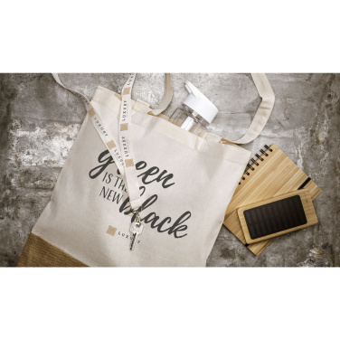 Logo trade corporate gift photo of: Combi Organic Shopper (160 g/m²) bag