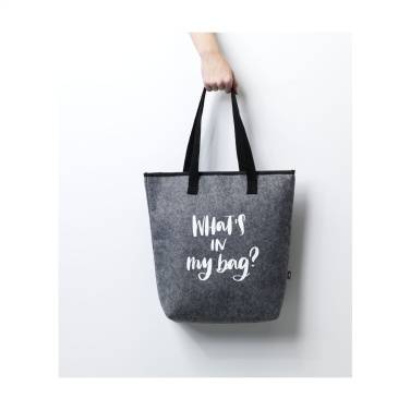 Logo trade promotional gift photo of: Feltro GRS RPET Cooler bag
