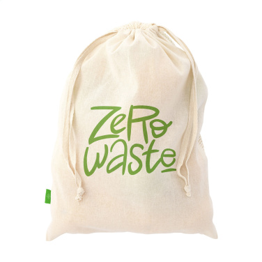 Logo trade business gift photo of: Natura Organic GOTS Mesh Bag (120 g/m²) fruit bag