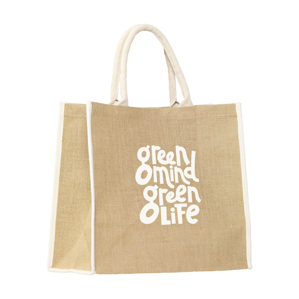 Logotrade corporate gift picture of: Gerona Jute Shopper bag