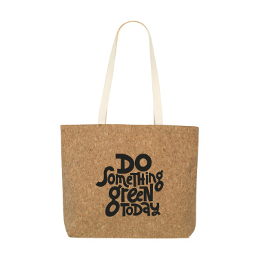 Logo trade promotional giveaway photo of: Lagos Cork Shopper bag