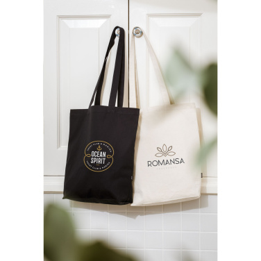 Logo trade advertising products image of: GRS Recycled Canvas Bag Natural (260 g/m²)