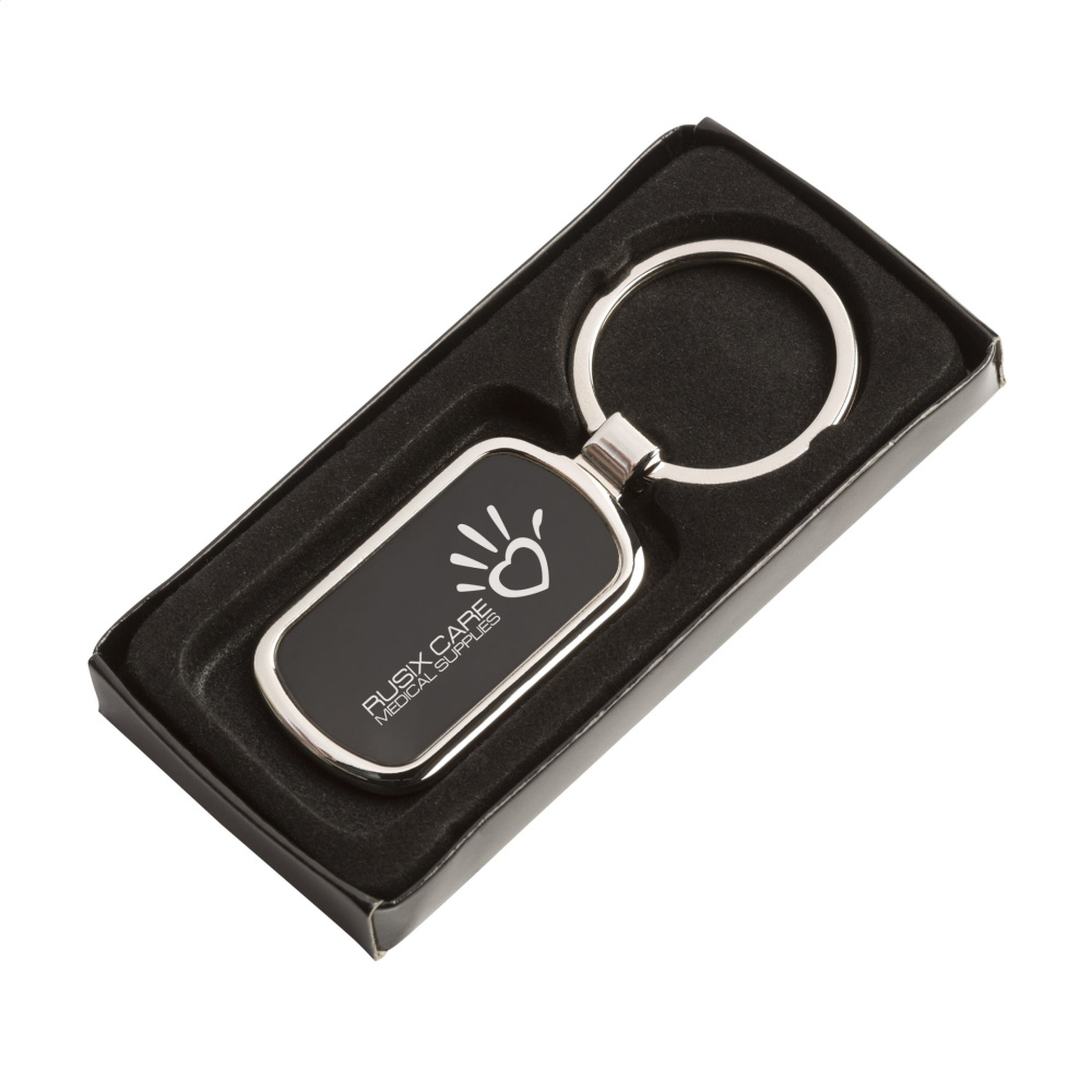 Logo trade promotional giveaways image of: KeyTag Rectangular keyring
