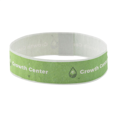 Logotrade promotional item image of: Seed Paper Festival Wristband