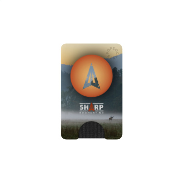 Logo trade corporate gifts picture of: PopSockets® PopWallet+ card holder with PopGrip