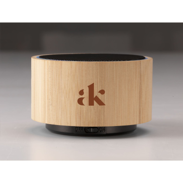 Logotrade promotional gifts photo of: Wave Bamboo Wireless Speaker