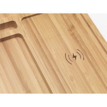Logotrade promotional giveaway image of: Bamboo Organizer charger