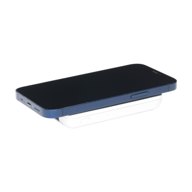 Logo trade promotional gift photo of: Force Magnetic RCS Recycled Wireless Powerbank 5000