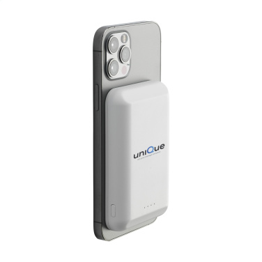 Logo trade advertising products picture of: Force Magnetic RCS Recycled Wireless Powerbank 5000