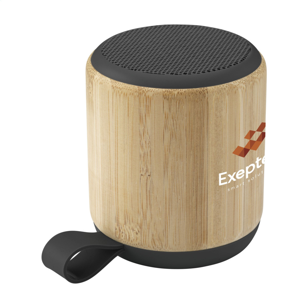 Logo trade promotional items picture of: Timor Bamboo Wireless Speaker