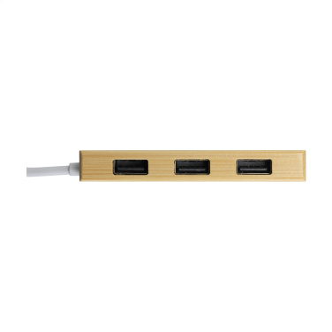 Logotrade promotional merchandise image of: Bamboo USB Hub
