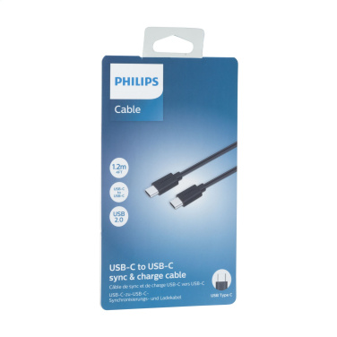 Logo trade promotional merchandise picture of: Philips Cable USB-C to USB-C