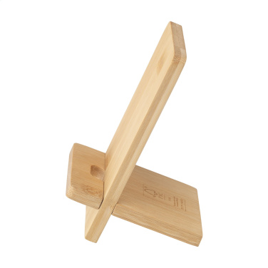 Logotrade promotional giveaway picture of: Miyo Bamboo Phone Stand