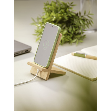 Logotrade promotional merchandise picture of: Miyo Bamboo Phone Stand