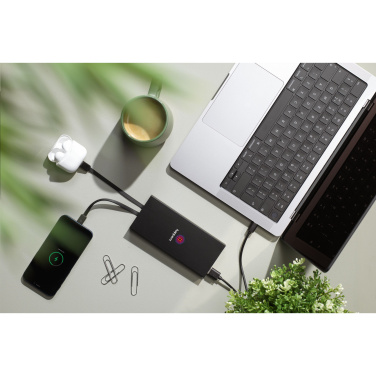 Logo trade promotional merchandise image of: Rely Powerbank 10000 RCS Recycled Alu