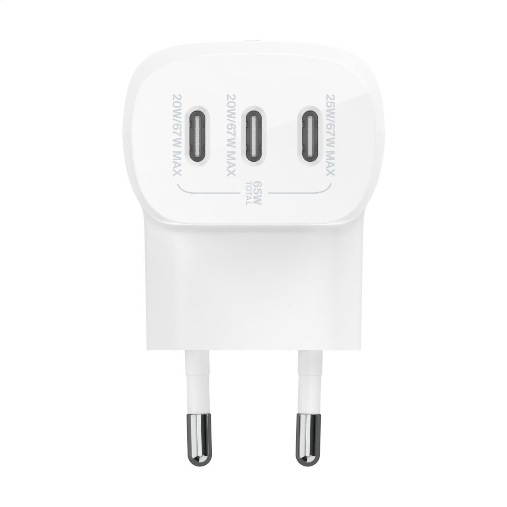 Logotrade promotional gifts photo of: Belkin BoostCharge 3-Port Wall Charger