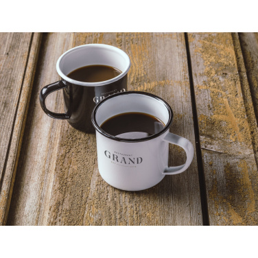 Logo trade promotional product photo of: Retro Enamel Mug 350 ml