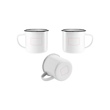 Logotrade corporate gift picture of: Retro Enamel Mug 350 ml